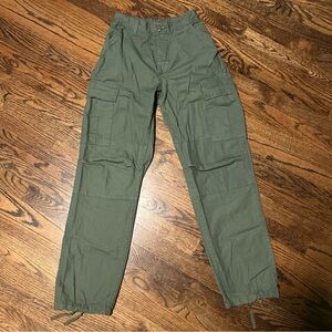 Rothco Cargo Pants Men’s XS Regular OD Green BDU Tactical Zipper Fly Military
